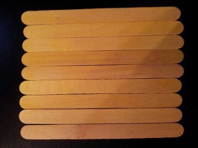 Jumbo Wood Popsicle Sticks for Art,Craft & DIY Projects â€“Natural