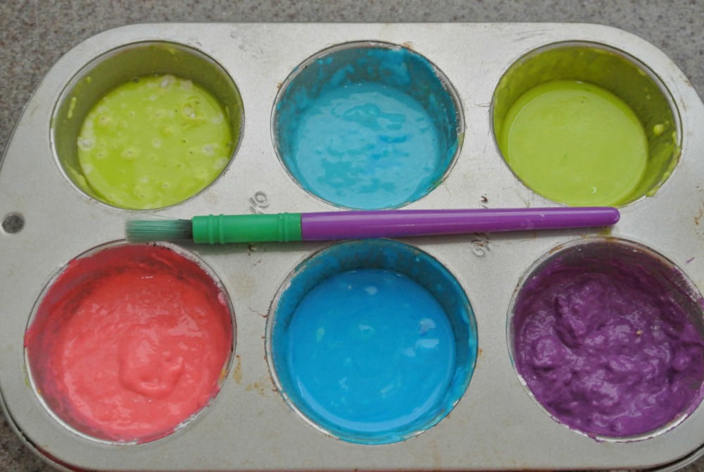 scented flour bath paint recipe - FSPDT