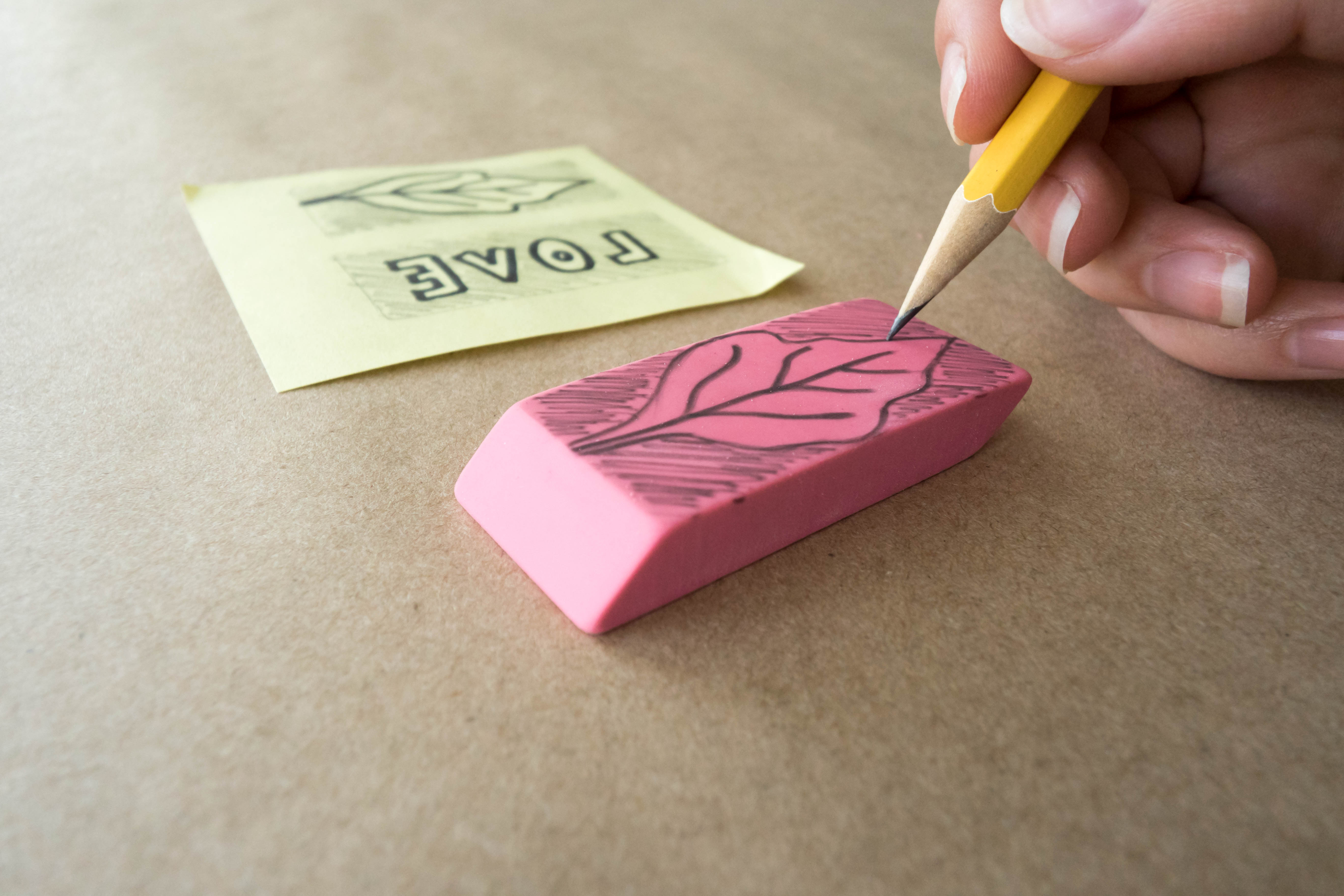 Rubber Stamps: How to Carve & Print, Step by Step for Beginner Artists 