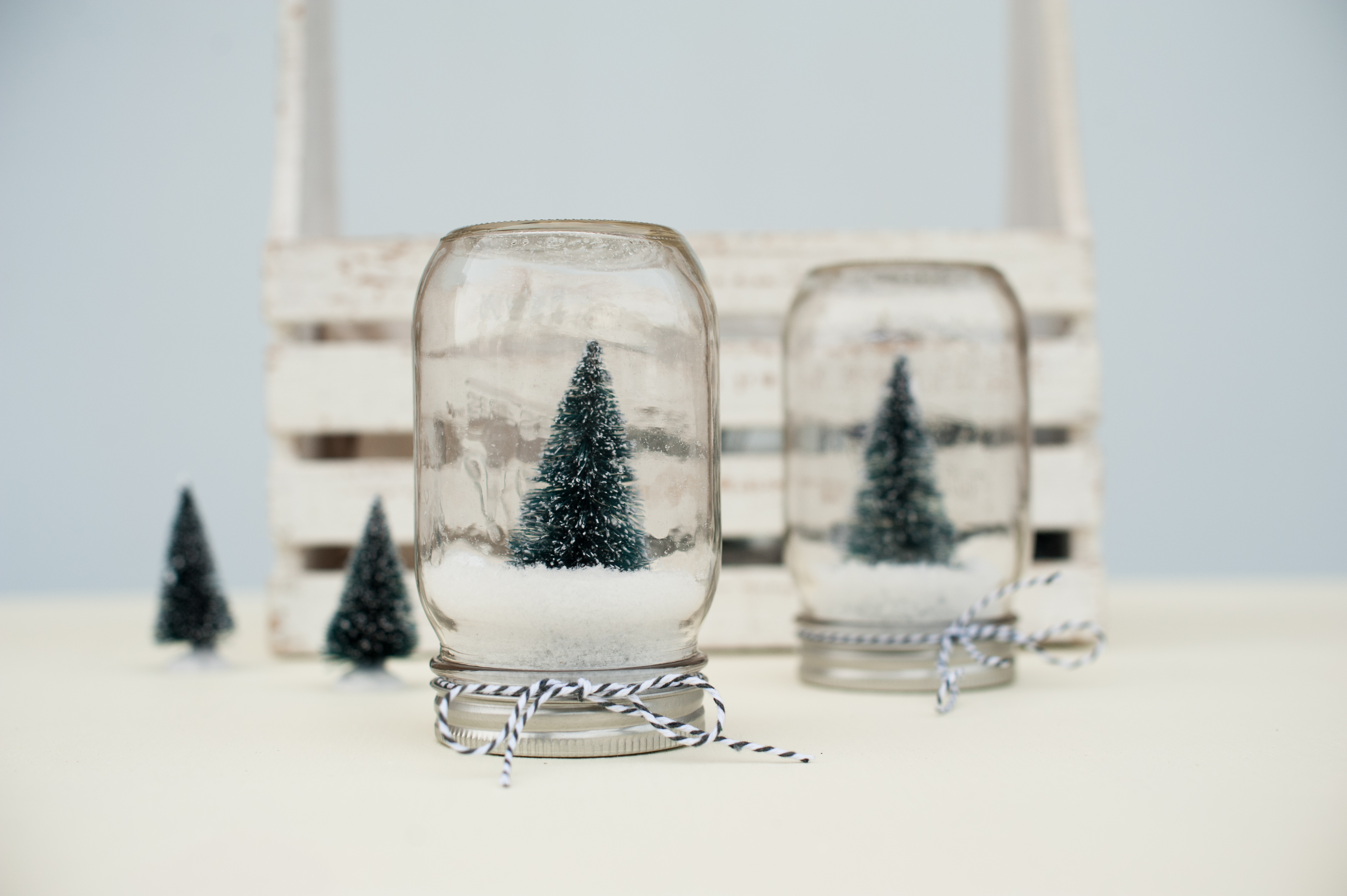 How to Make a Snow Globe (without water) - Upcycling Project!