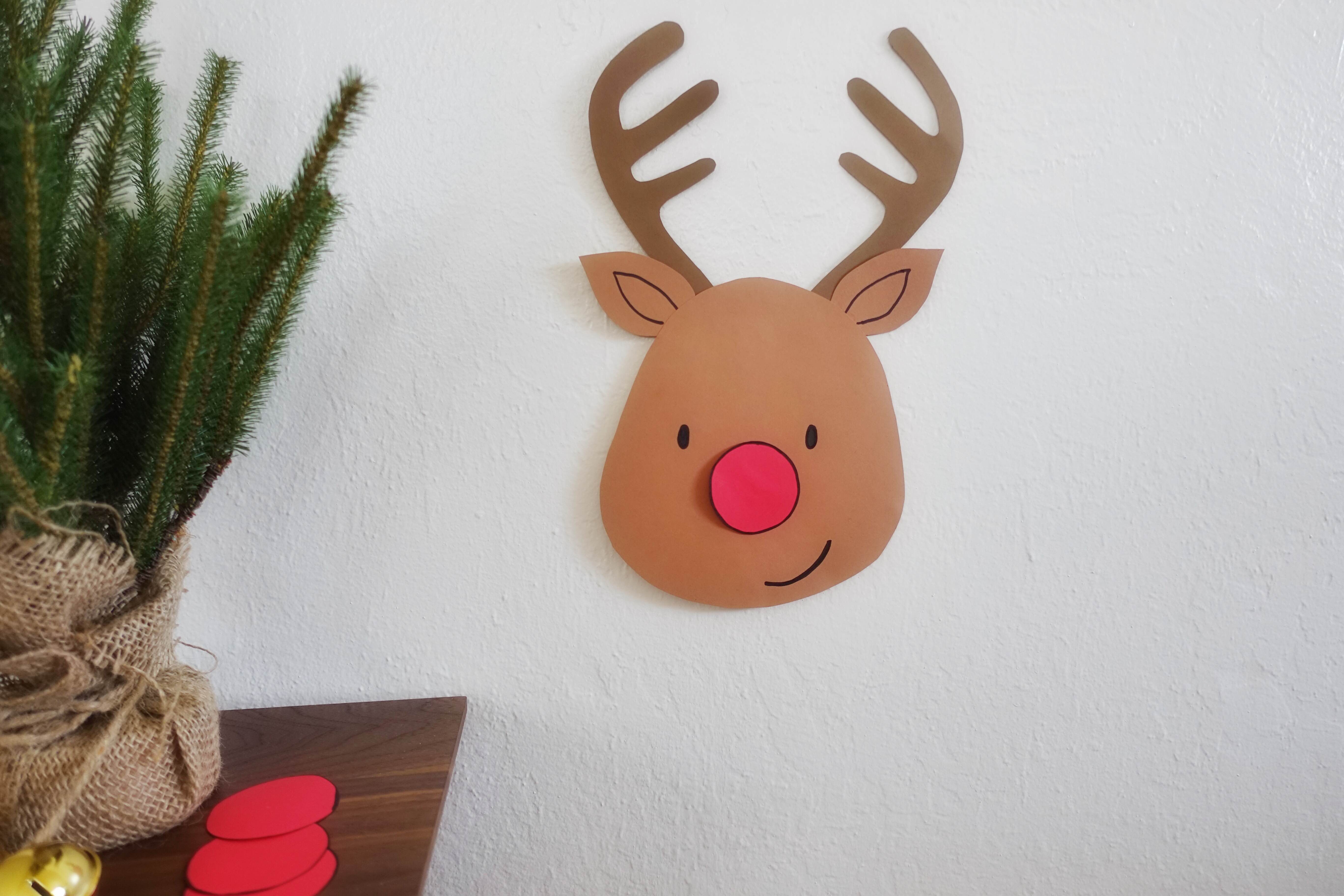 Pin The Nose On The Reindeer Diy For Beginners Kiwico