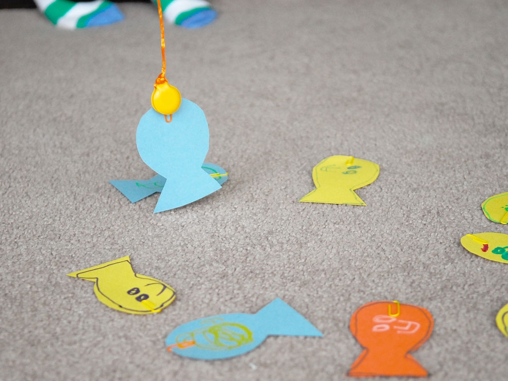 Nonnie's Blog: How to make a long-lasting magnetic fishing game with wooden fishing  rod