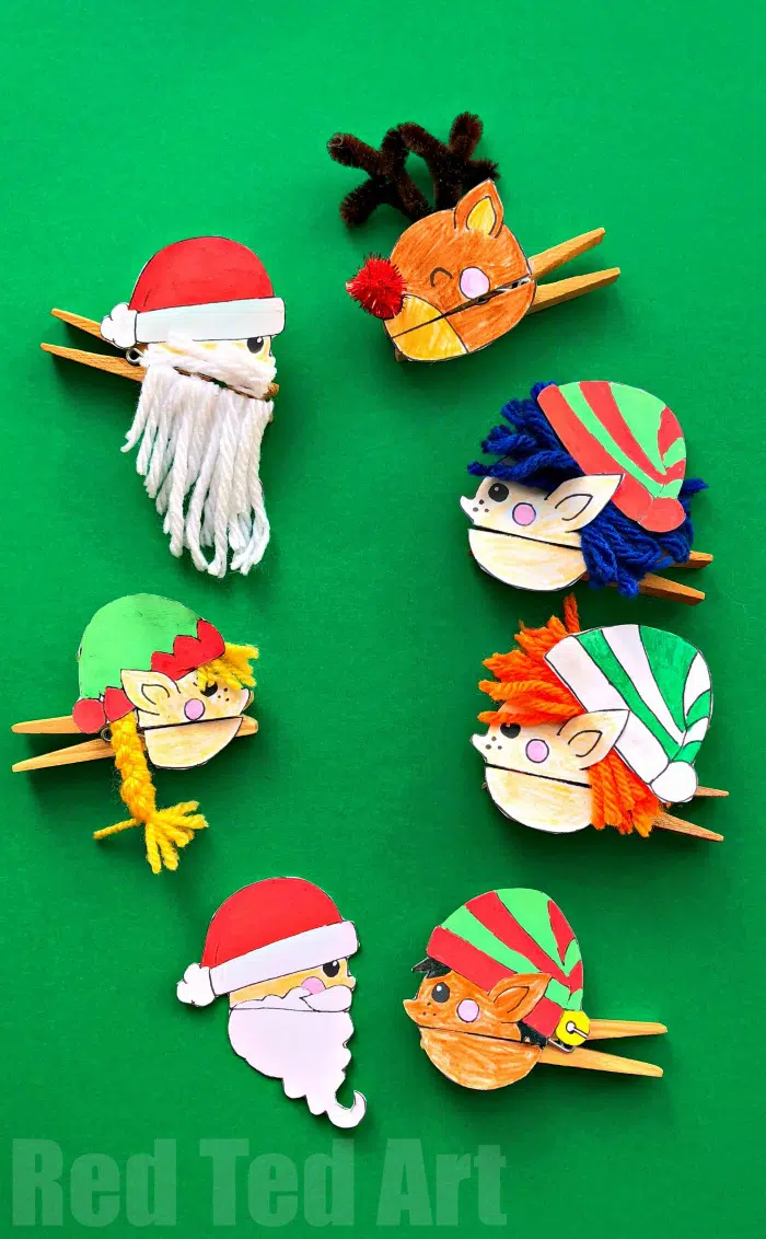 7 Fun Christmas Clothespin Crafts